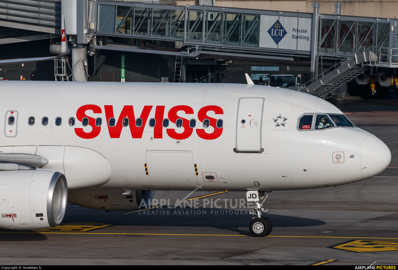 Swiss HB-IJD aircraft at Zurich