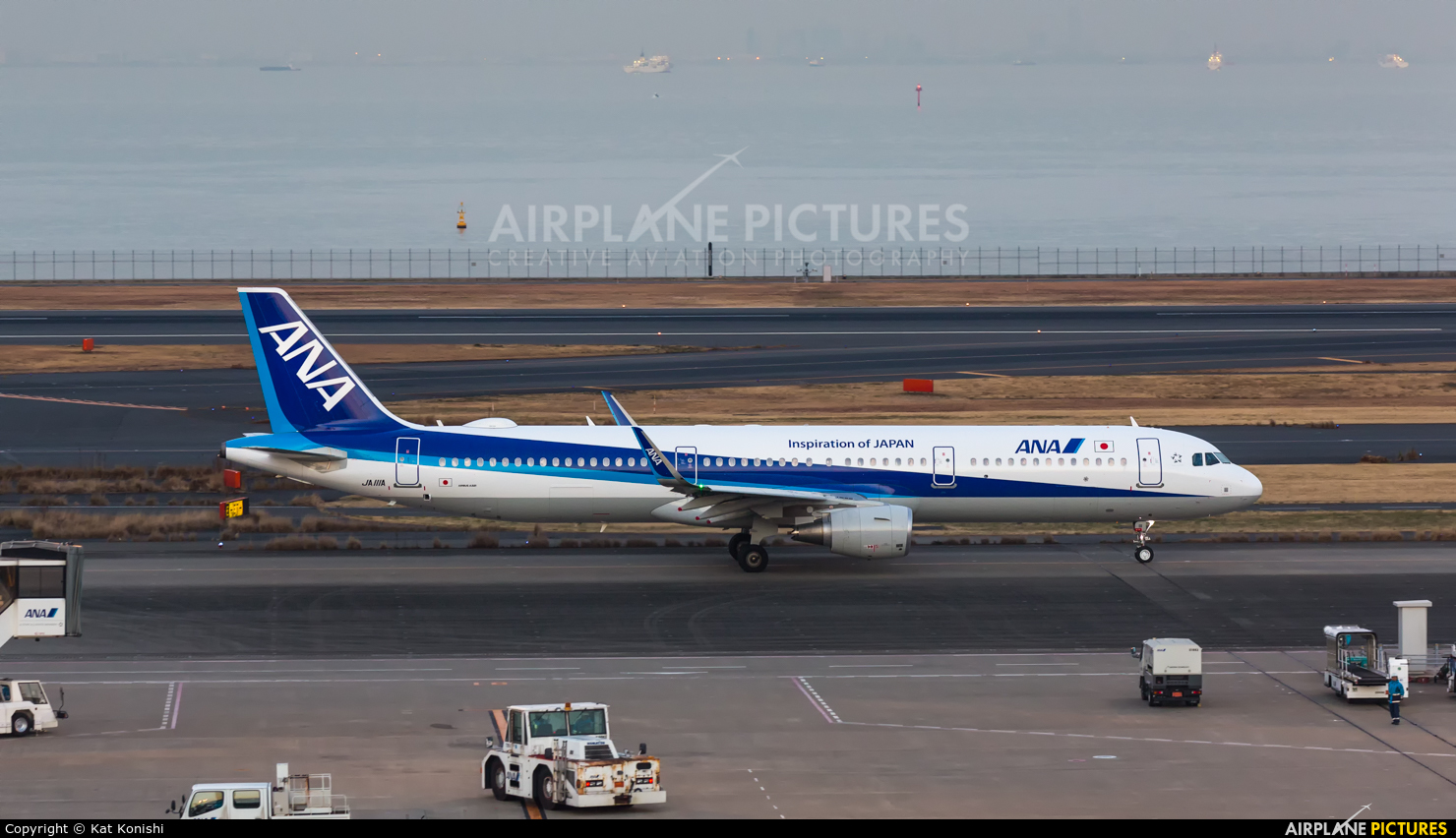 ANA - All Nippon Airways JA111A aircraft at Tokyo - Haneda Intl