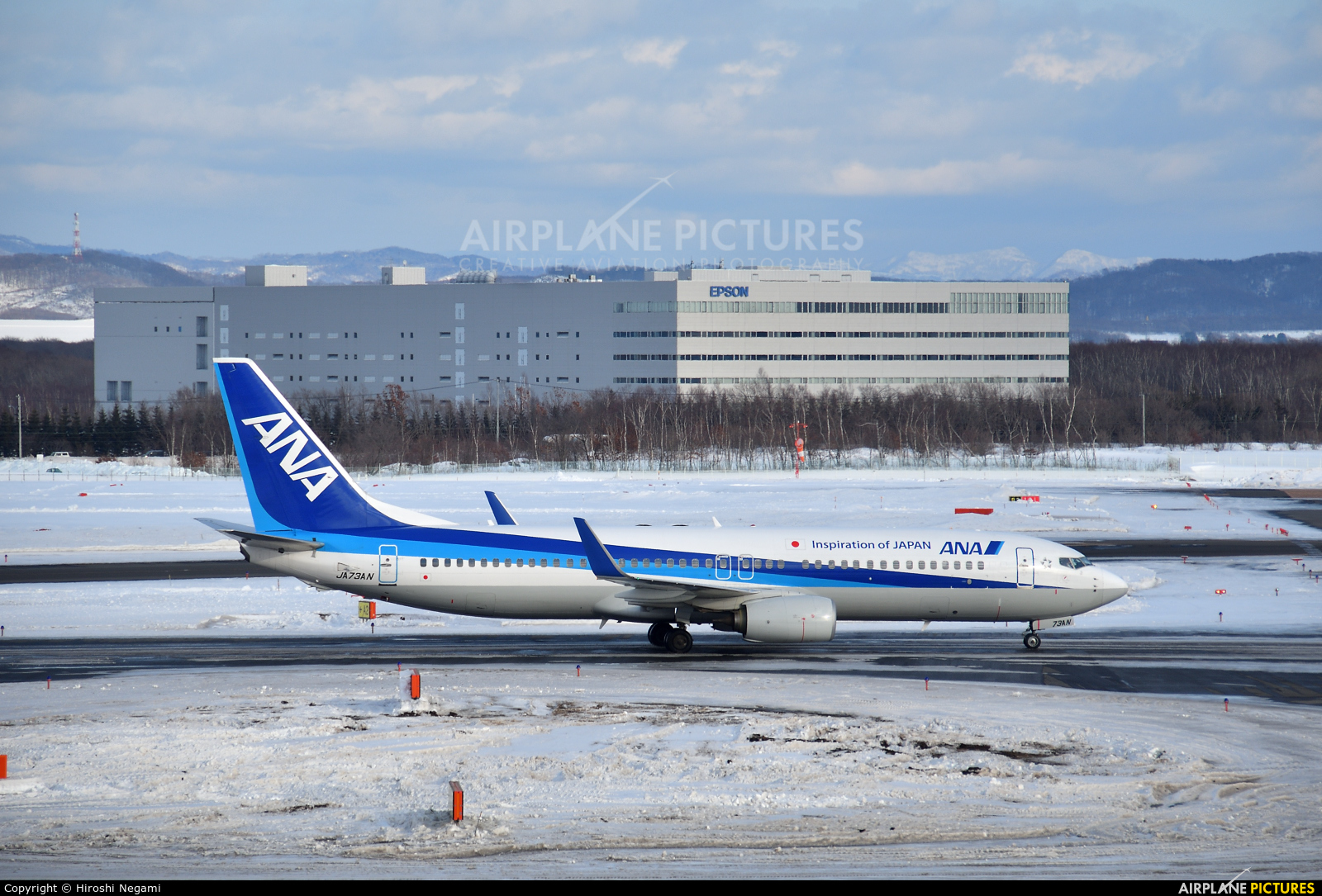 ANA - All Nippon Airways JA73AN aircraft at New Chitose