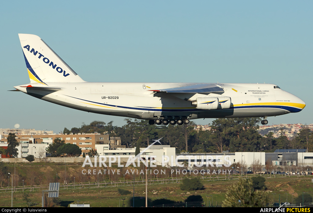 Antonov Airlines /  Design Bureau UR-82029 aircraft at Lisbon