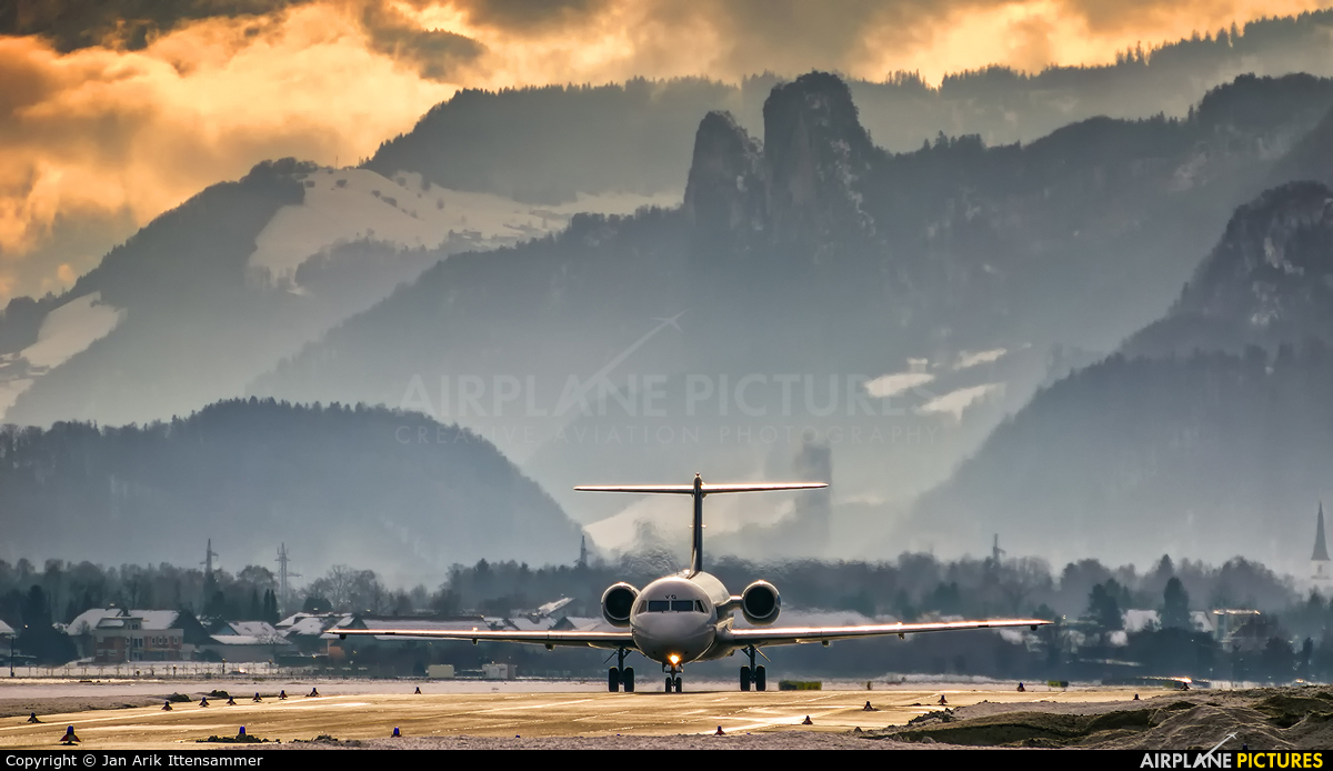 Austrian Airlines/Arrows/Tyrolean OE-LVG aircraft at Salzburg
