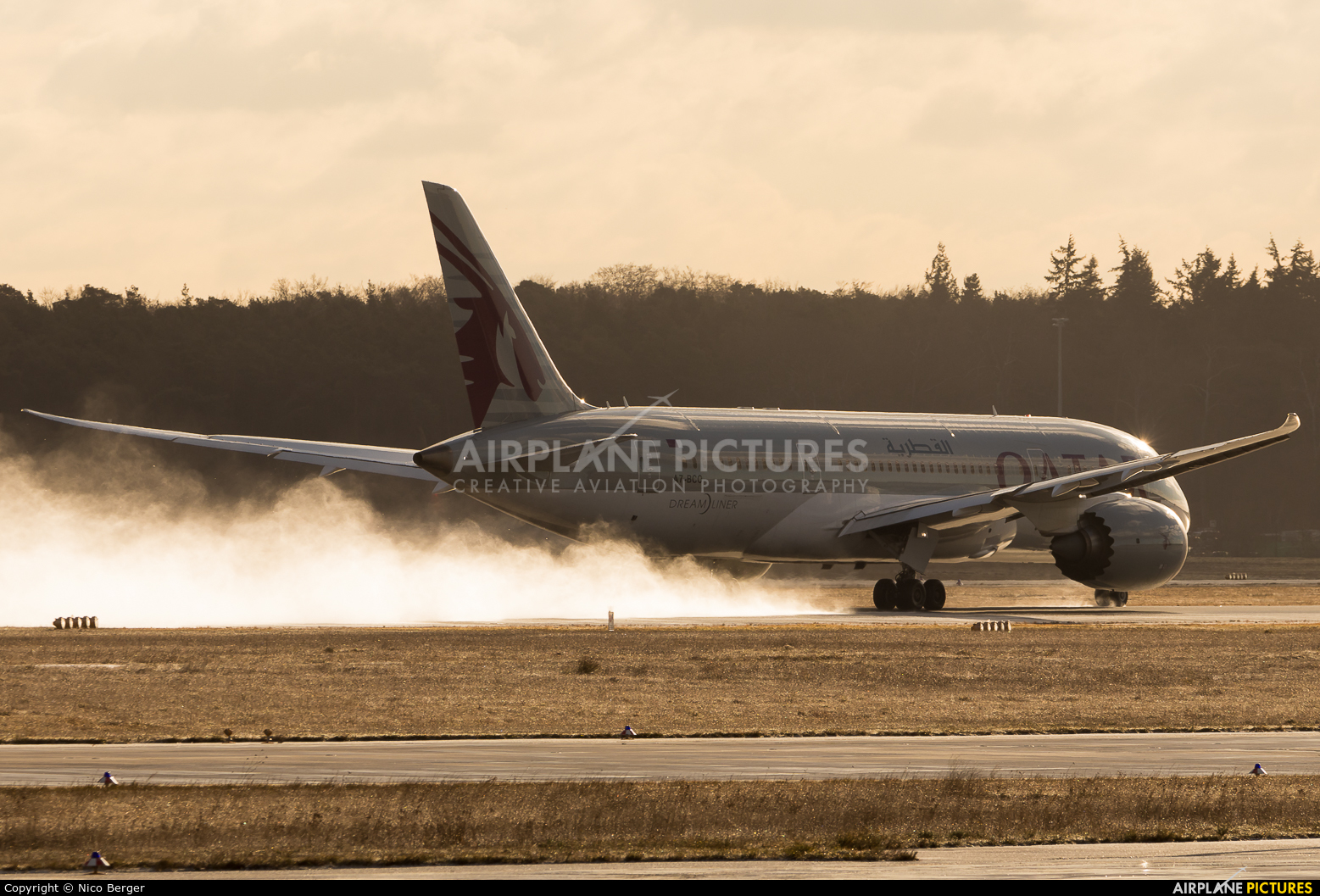 Qatar Airways A7-BCO aircraft at Frankfurt