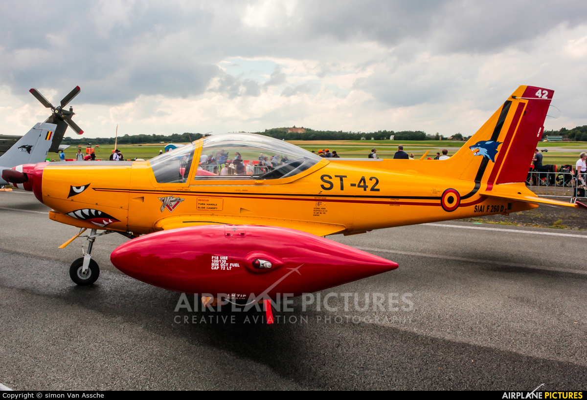 Belgium - Air Force "Hardship Red" ST-42 aircraft at Florennes
