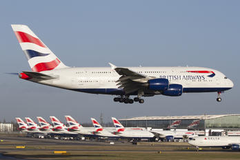 G-XLEF - British Airways Airbus A380