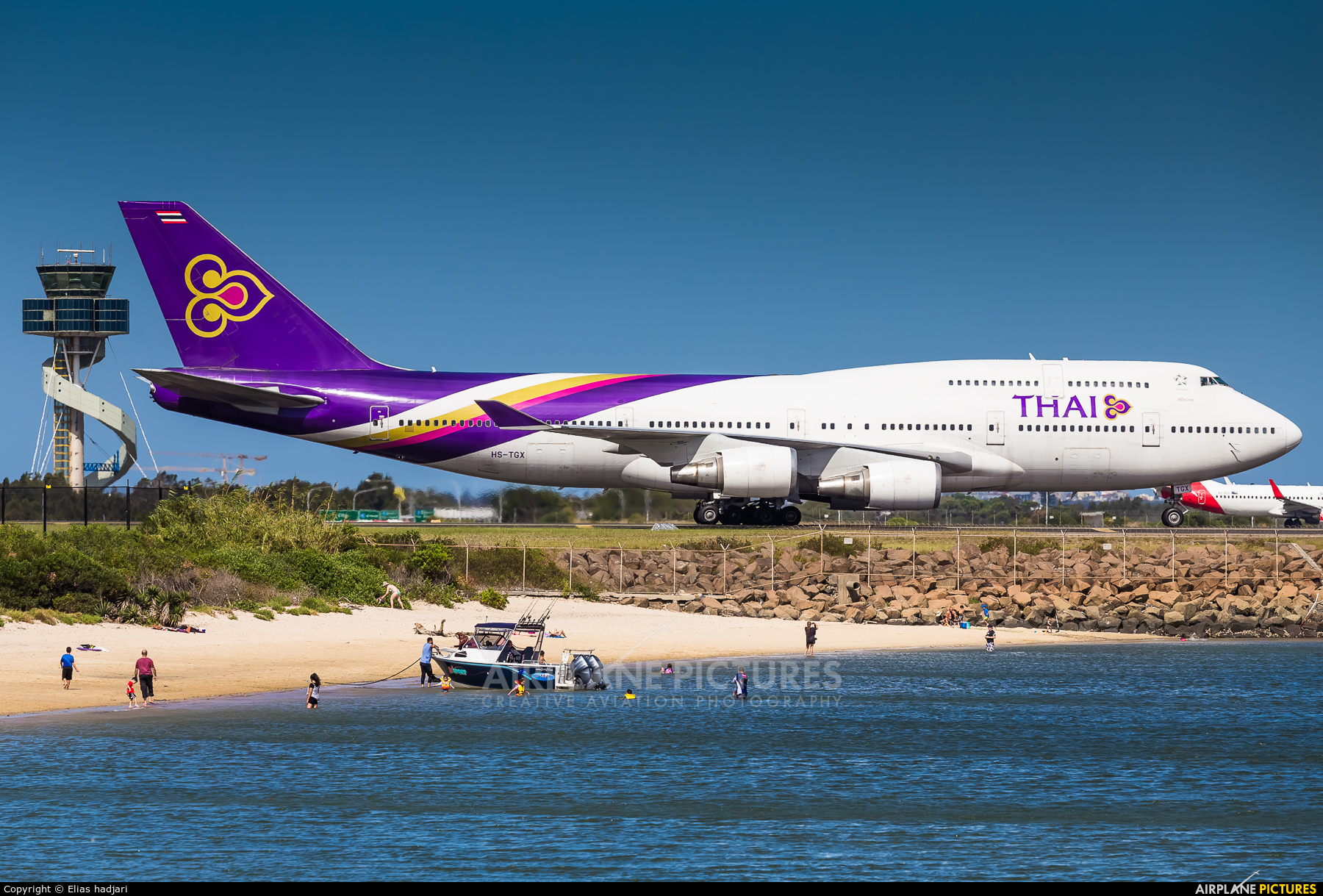 Thai Airways HS-TGX aircraft at Sydney - Kingsford Smith Intl, NSW
