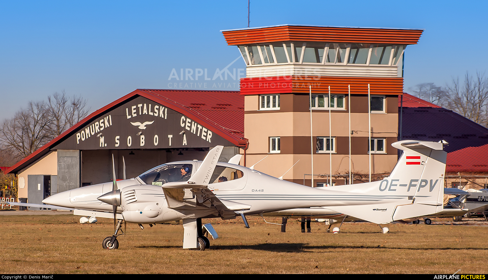 Private OE-FPV aircraft at Murska Sobota