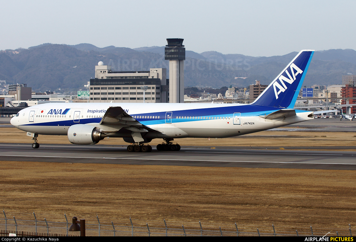 ANA - All Nippon Airways JA742A aircraft at Osaka - Itami Intl