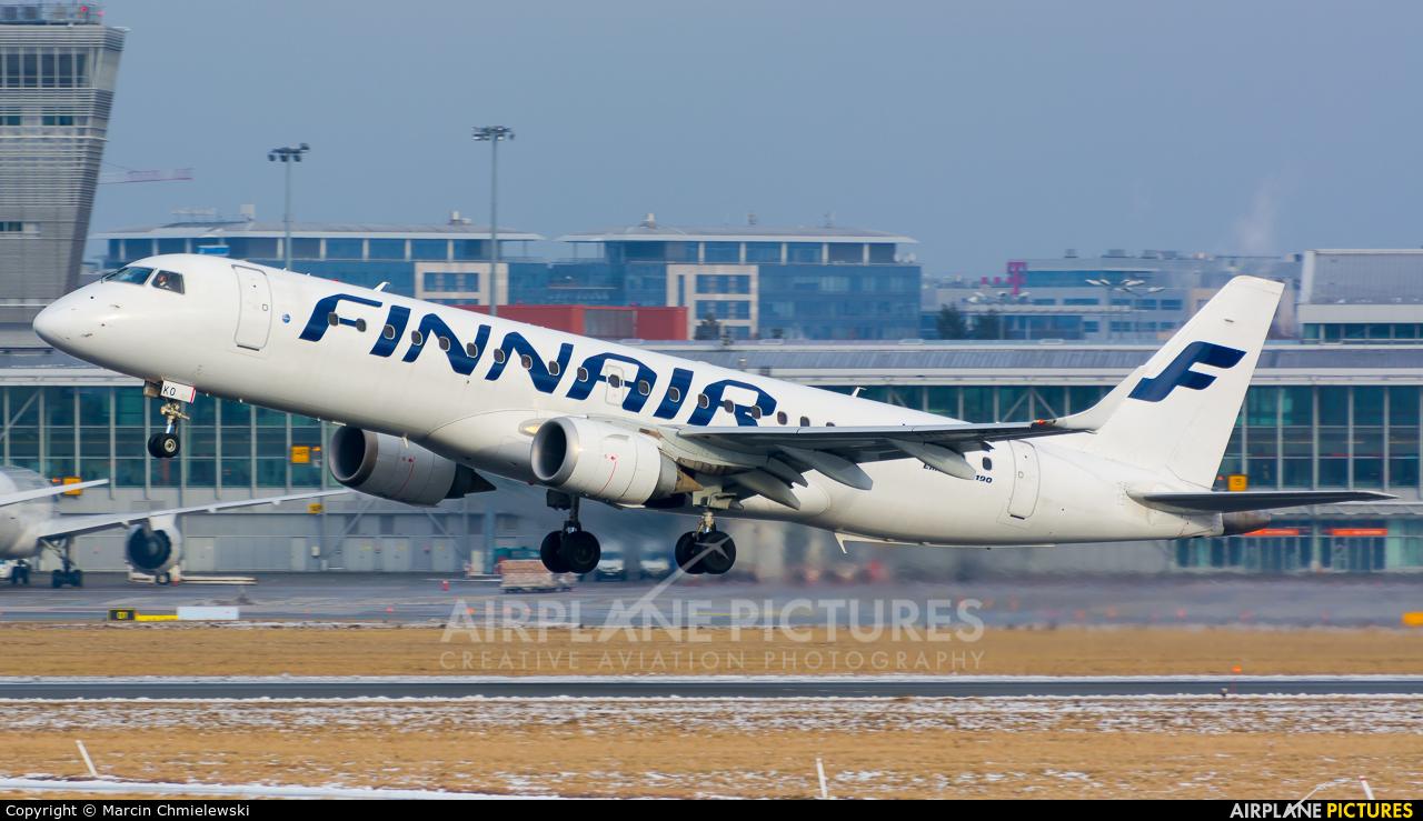 Finnair OH-LKO aircraft at Warsaw - Frederic Chopin