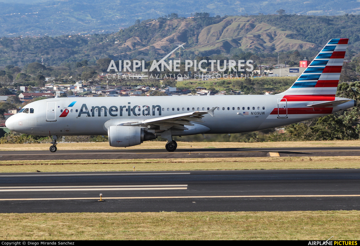 American Airlines N109UW aircraft at San Jose - Juan Santamaría Intl