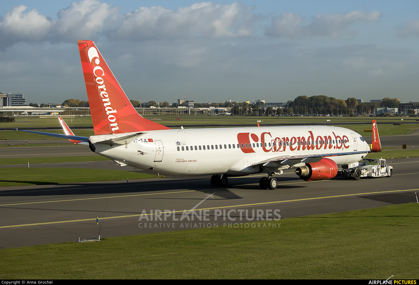 Corendon Airlines TC-TJL aircraft at Amsterdam - Schiphol