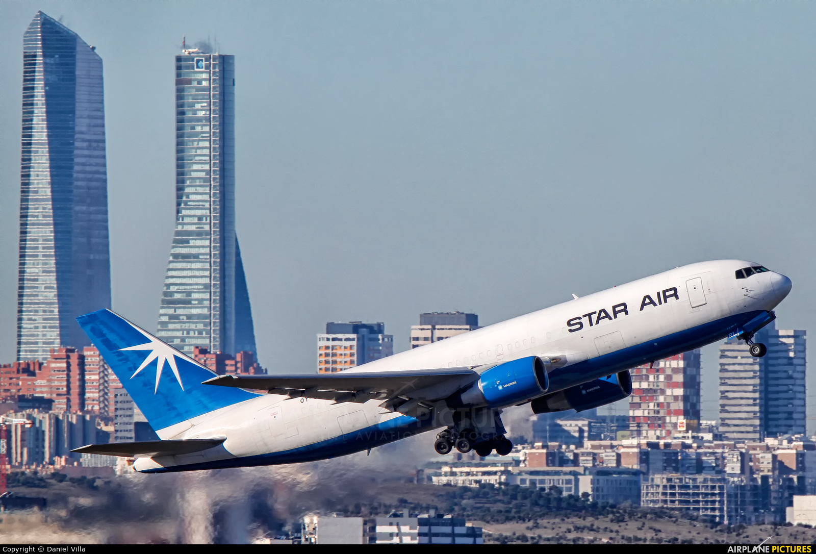 Star Air Freight OY-SRL aircraft at Madrid - Barajas