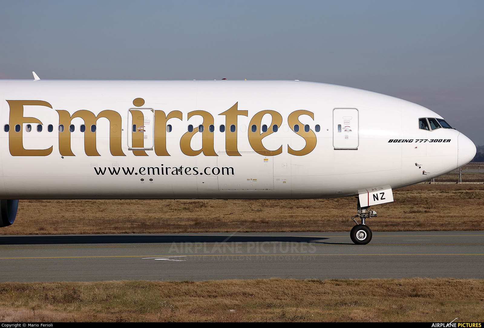 Emirates Airlines A6-ENZ aircraft at Milan - Malpensa