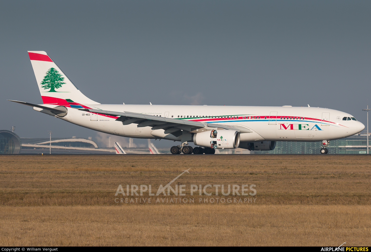 MEA - Middle East Airlines OD-MEE aircraft at Paris - Charles de Gaulle