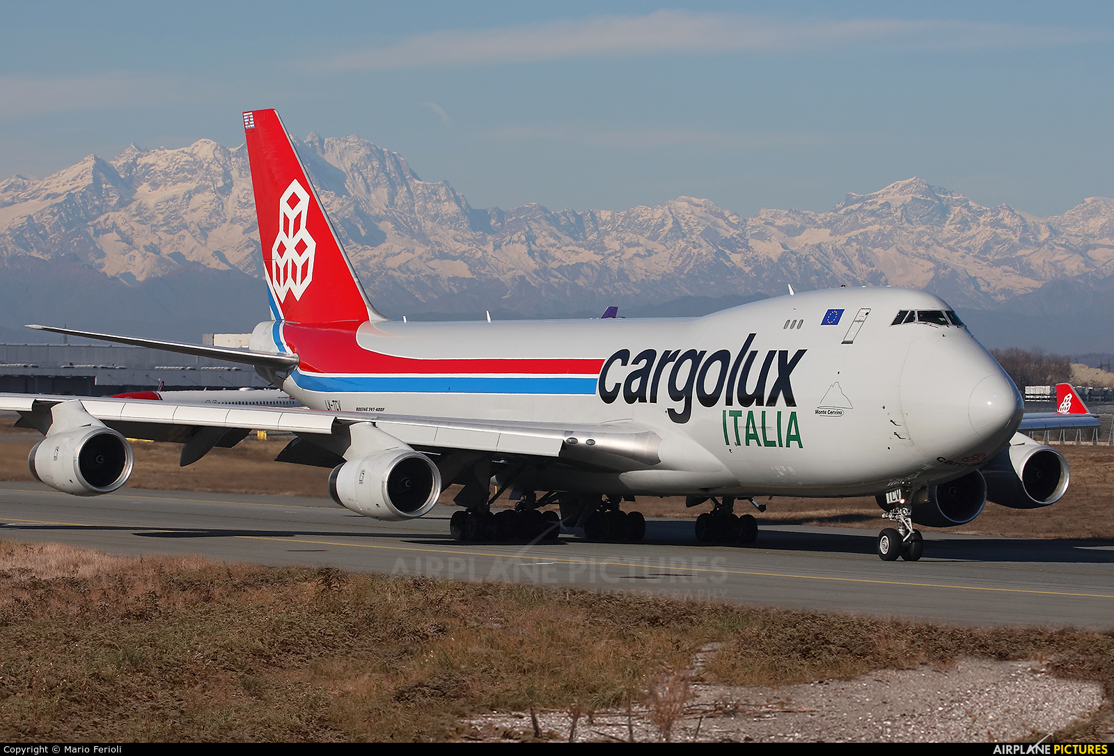 Cargolux Italia LX-TCV aircraft at Milan - Malpensa