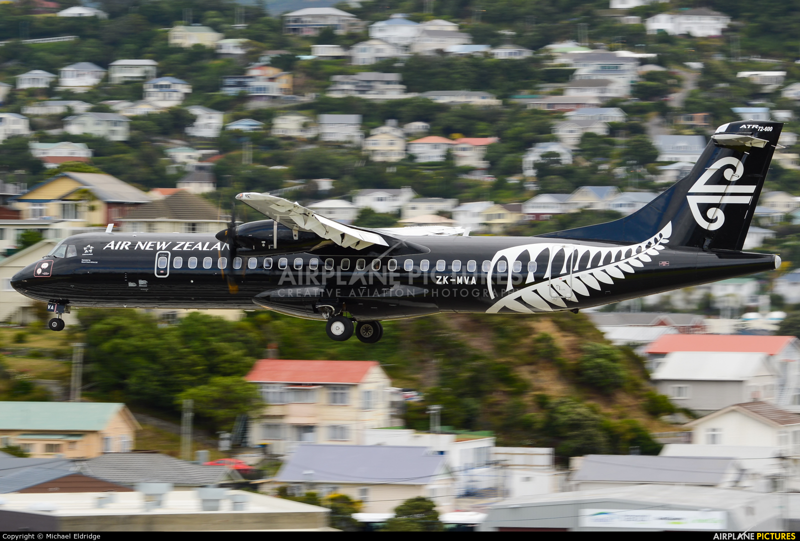 Air New Zealand Link - Mount Cook Airline ZK-MVA aircraft at Wellington Intl