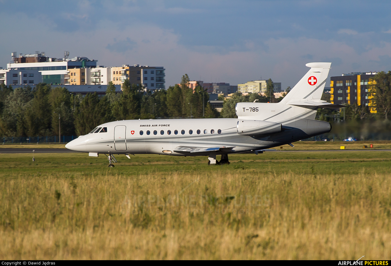 Switzerland - Air Force T-785 aircraft at Warsaw - Frederic Chopin