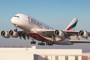 F-WWAF - Emirates Airlines Airbus A380 aircraft