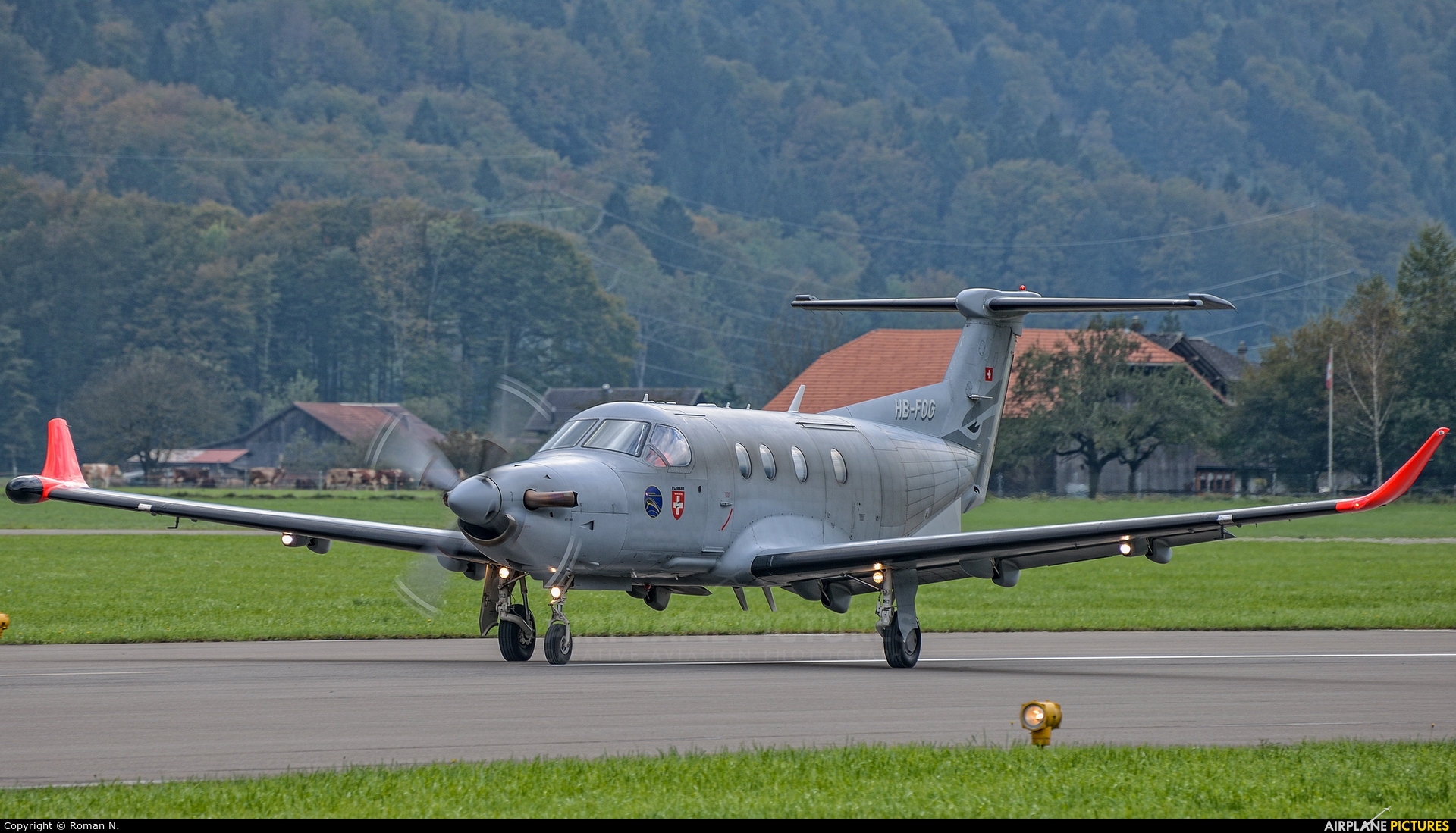 Switzerland - Air Force HB-FOG aircraft at Meiringen