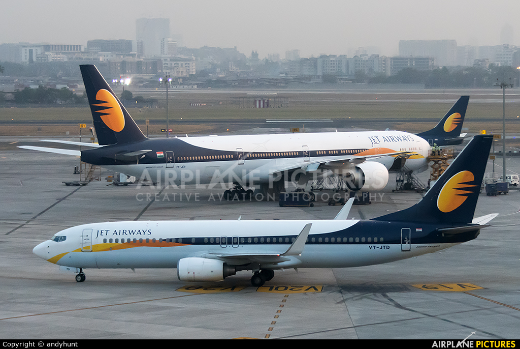 Jet Airways VT-JTD aircraft at Mumbai - Chhatrapati Shivaji Intl