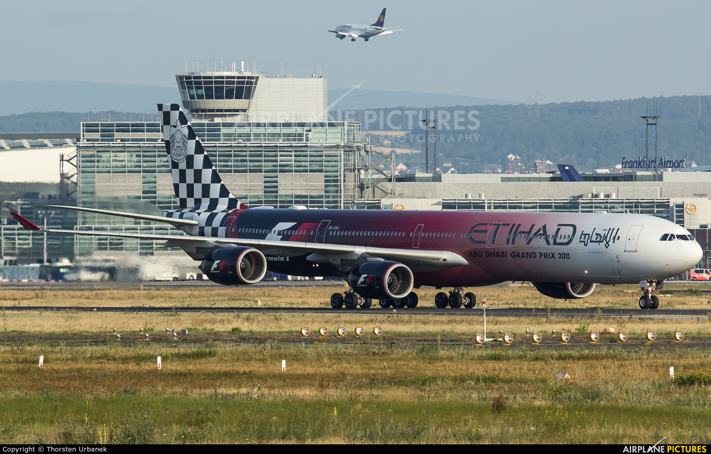 Etihad Airways A6-EHJ aircraft at Frankfurt