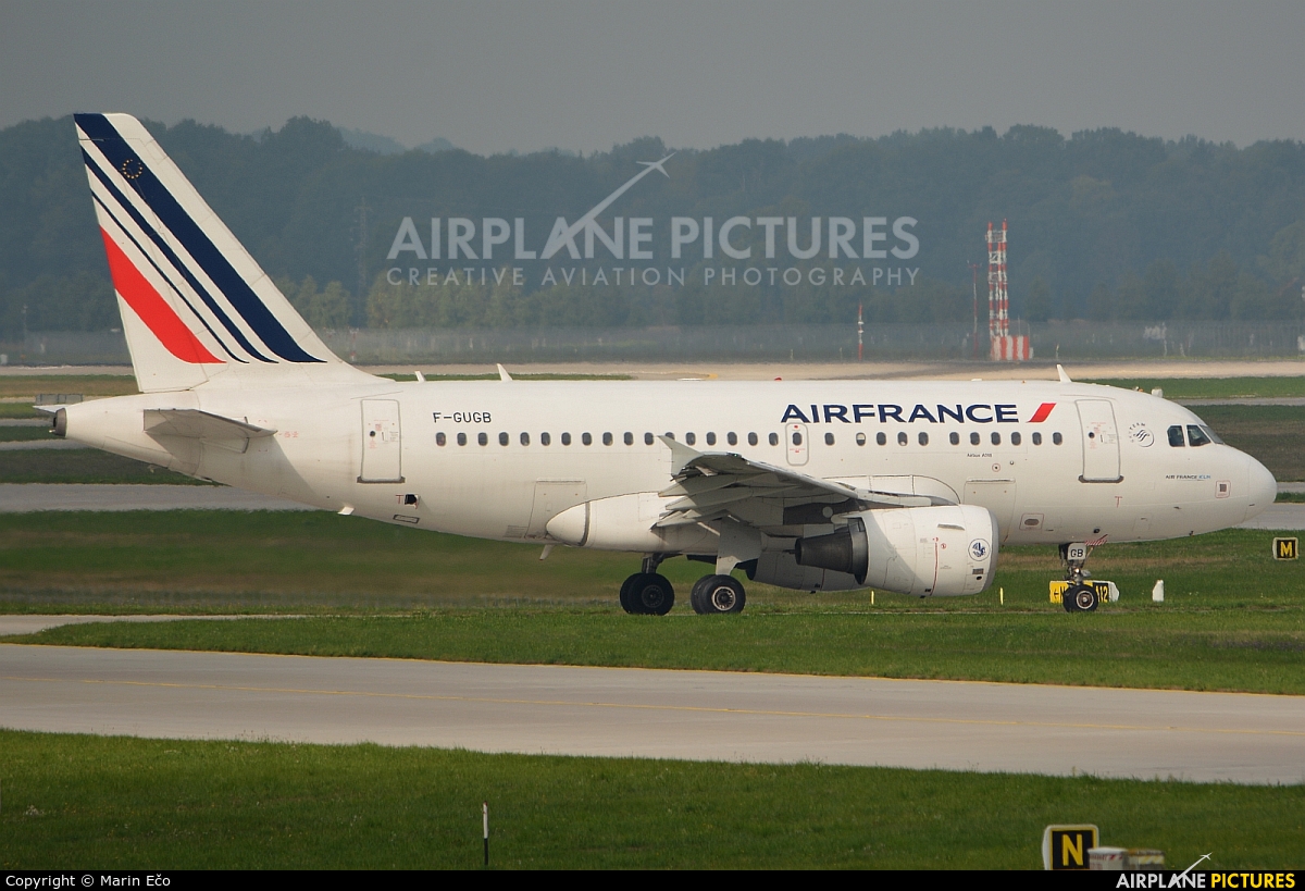 Air France F-GUGB aircraft at Munich