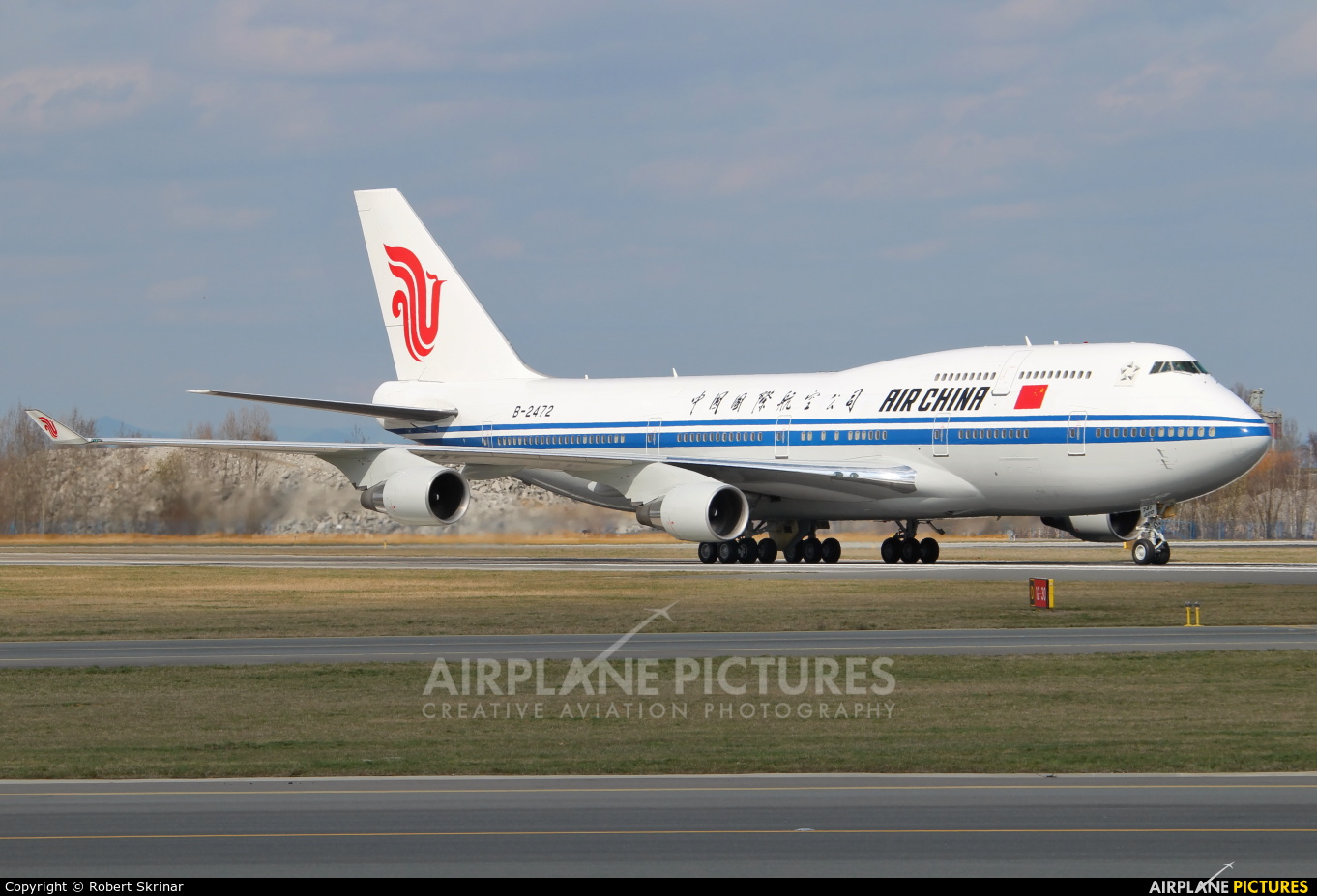 Air China B-2472 aircraft at Prague - Václav Havel