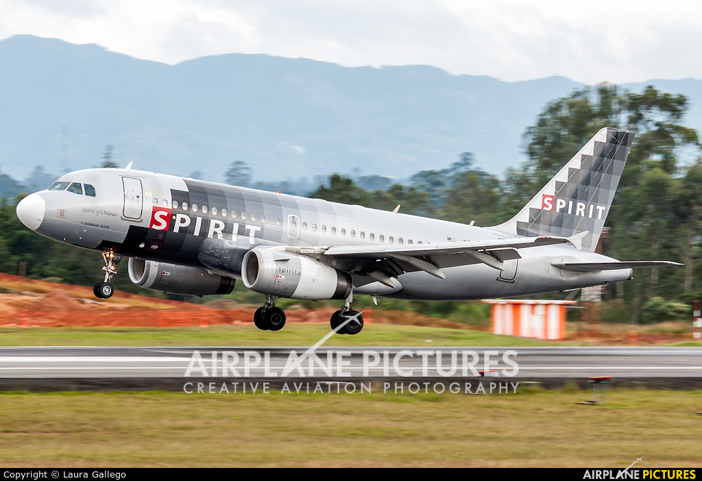 Spirit Airlines N517NK aircraft at Medellin - Jose Maria Cordova Intl
