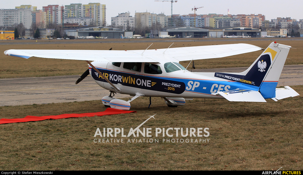 Private SP-CES aircraft at Warsaw - Babice