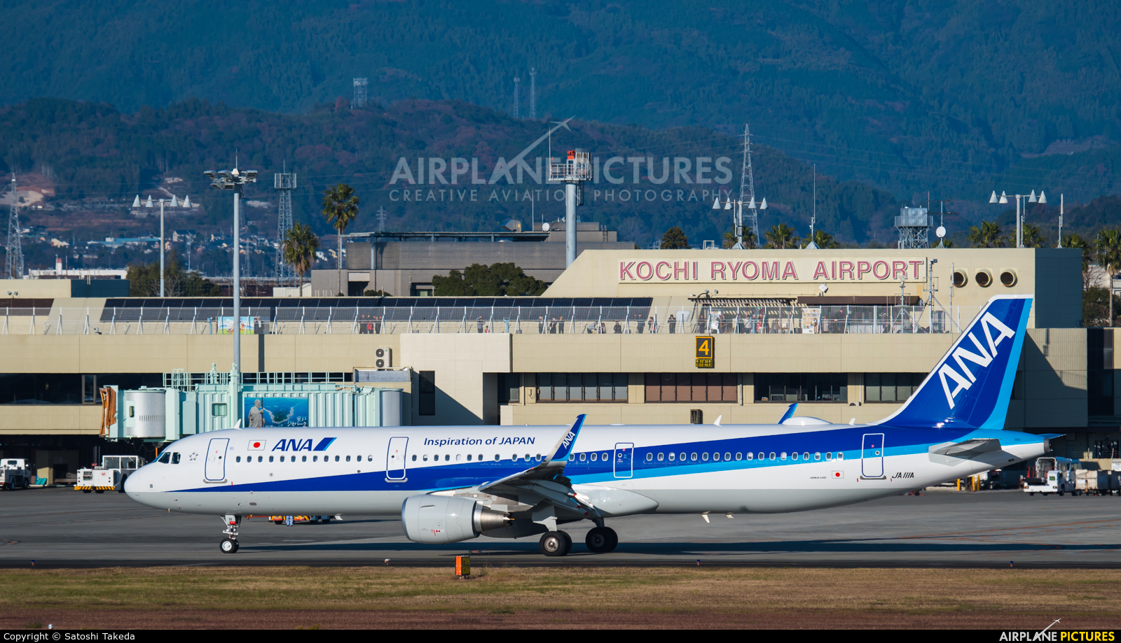 ANA - All Nippon Airways JA111A aircraft at Kōchi