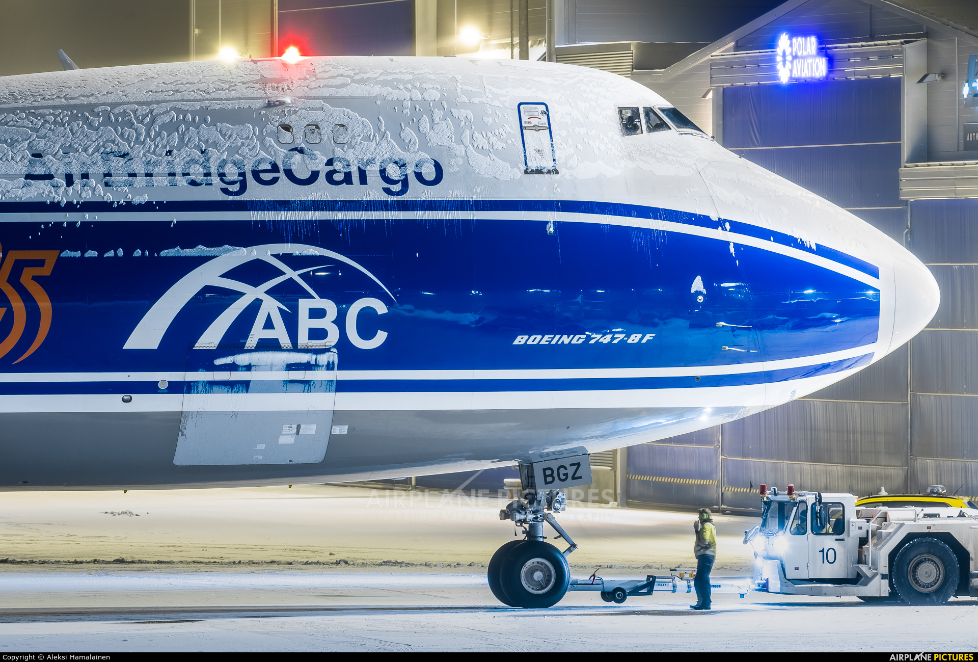 Air Bridge Cargo VQ-BGZ aircraft at Helsinki - Vantaa