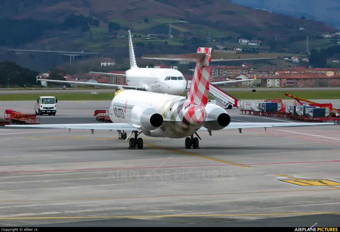 Volotea Airlines EI-EXA aircraft at Bilbao