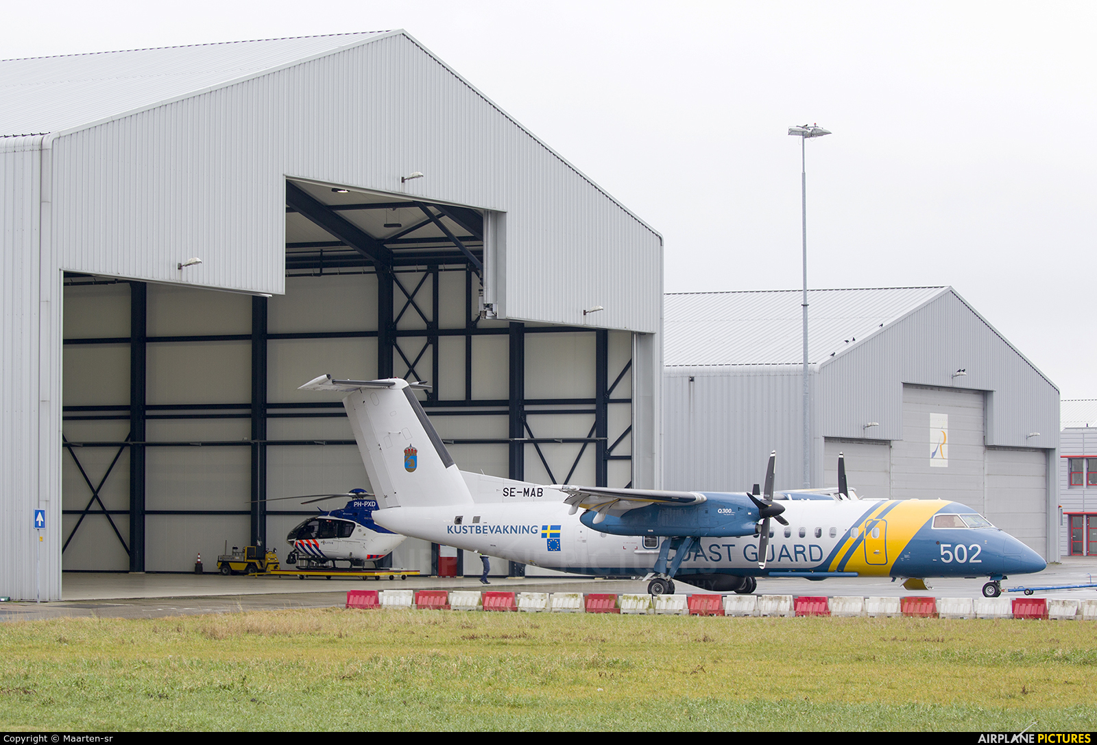 Sweden - Coastguard SE-MAB aircraft at Rotterdam