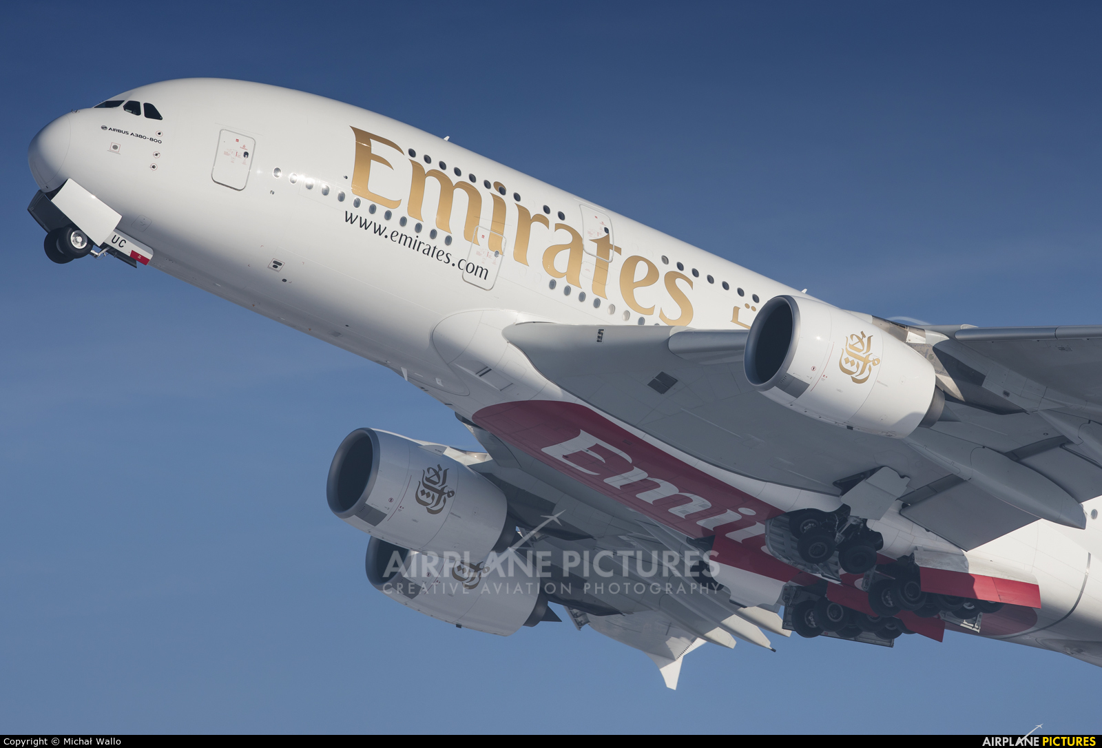 Emirates Airlines A6-EUC aircraft at Munich