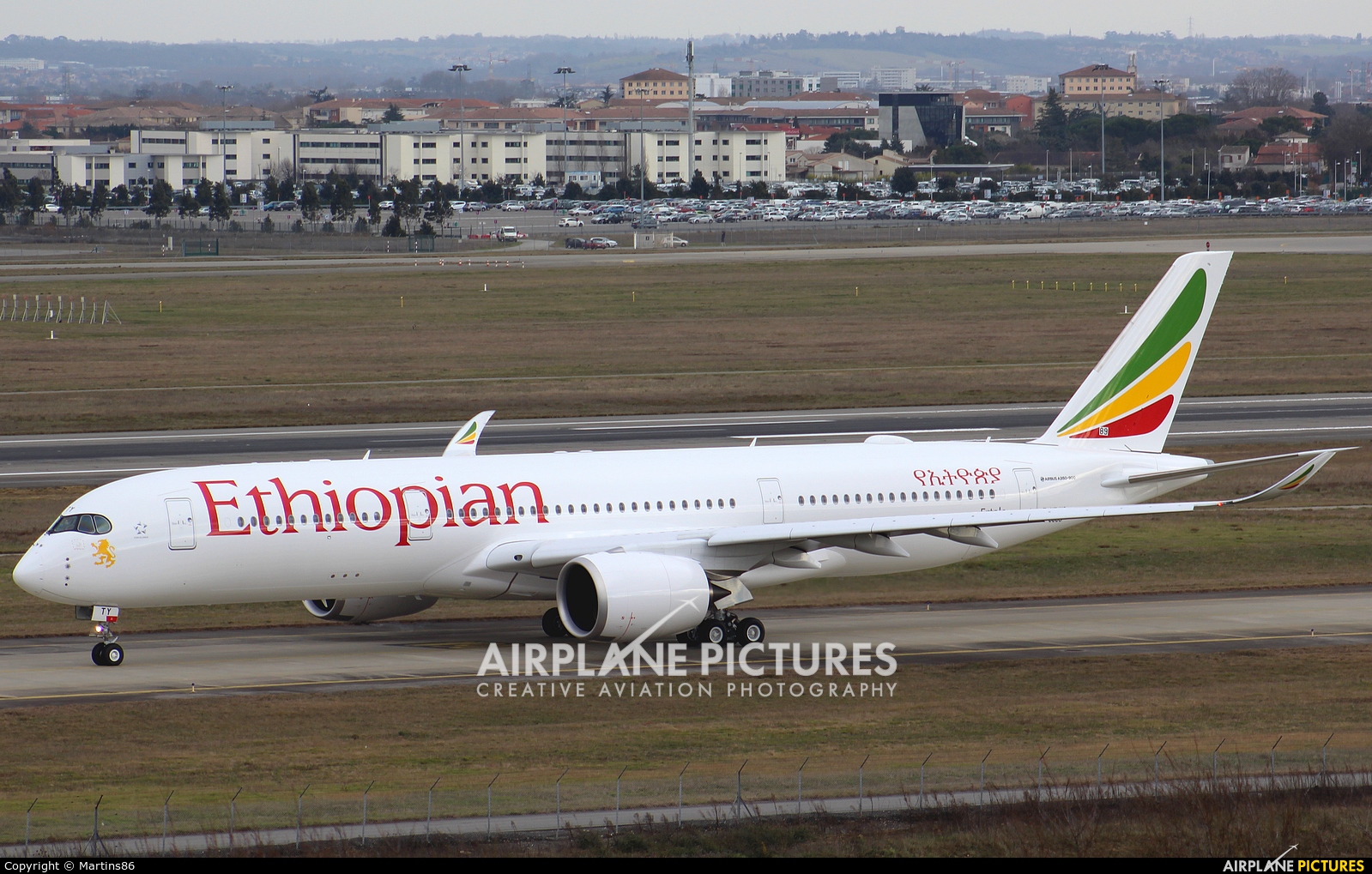 Ethiopian Airlines F-WZNS aircraft at Toulouse - Blagnac