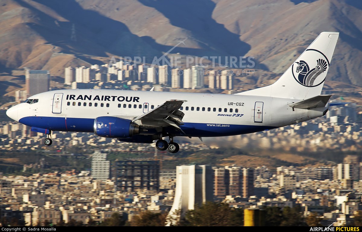 Iran Air Tours UR-CGZ aircraft at Tehran - Mehrabad Intl