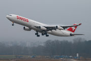 HB-JMK - Swiss Airbus A340-300 aircraft