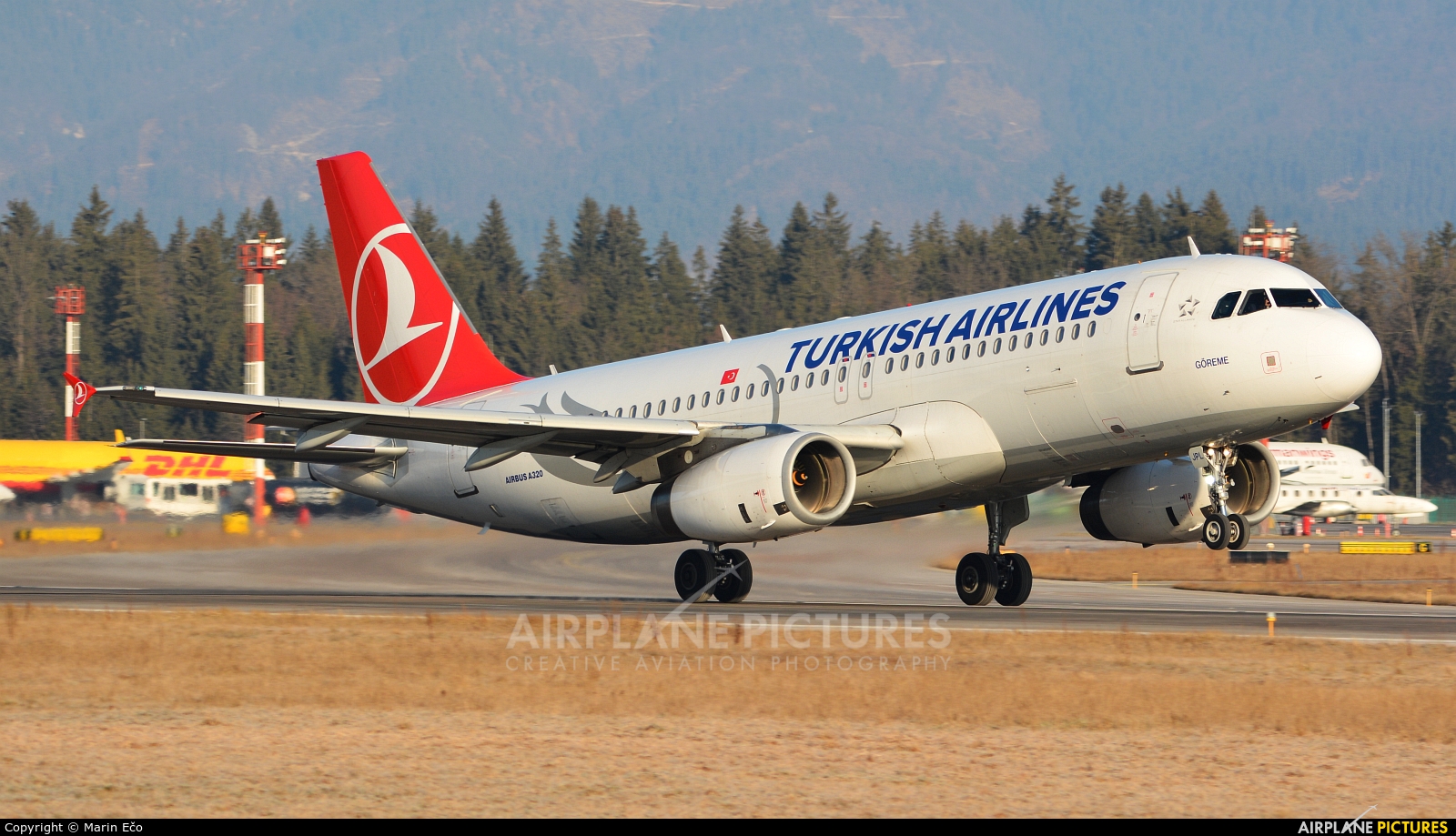 Turkish Airlines TC-JPL aircraft at Ljubljana - Brnik