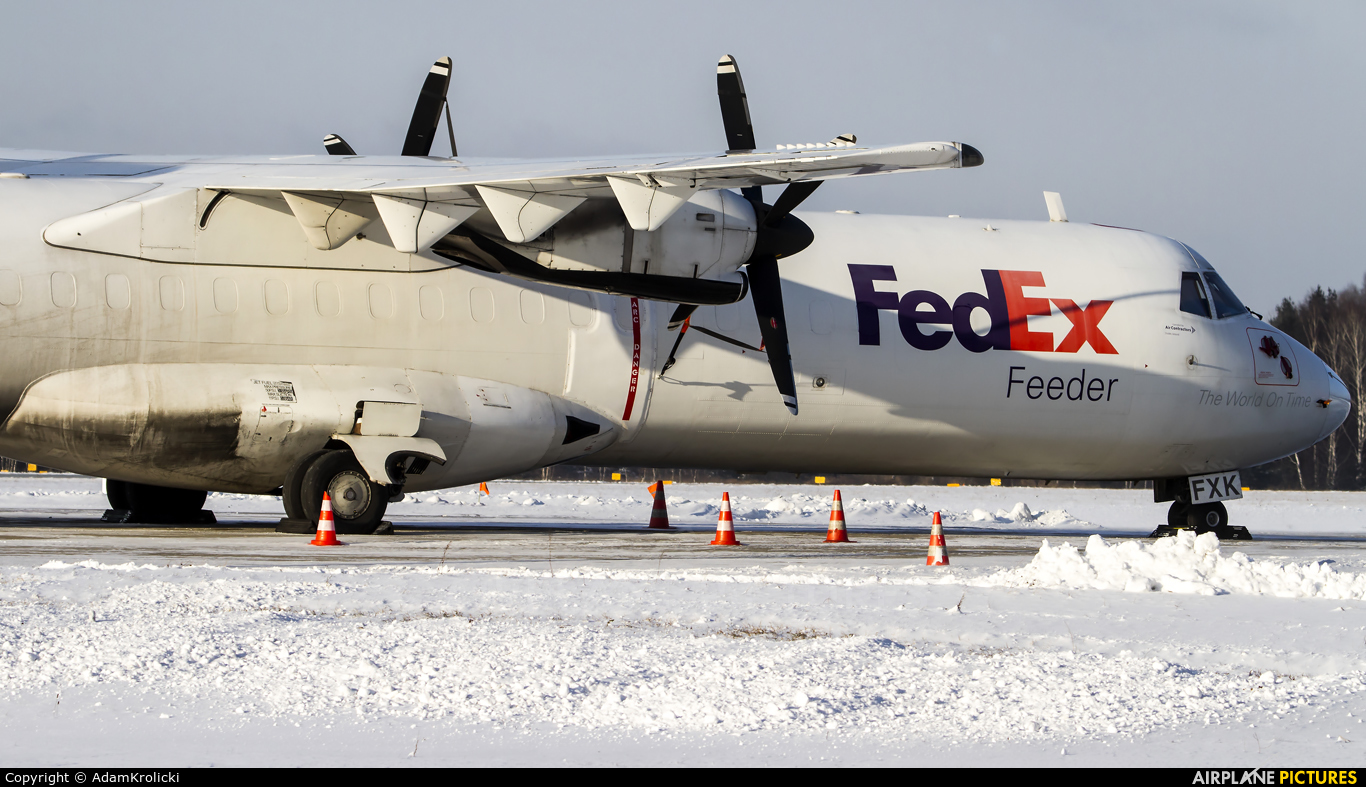 FedEx Feeder EI-FXK aircraft at Katowice - Pyrzowice