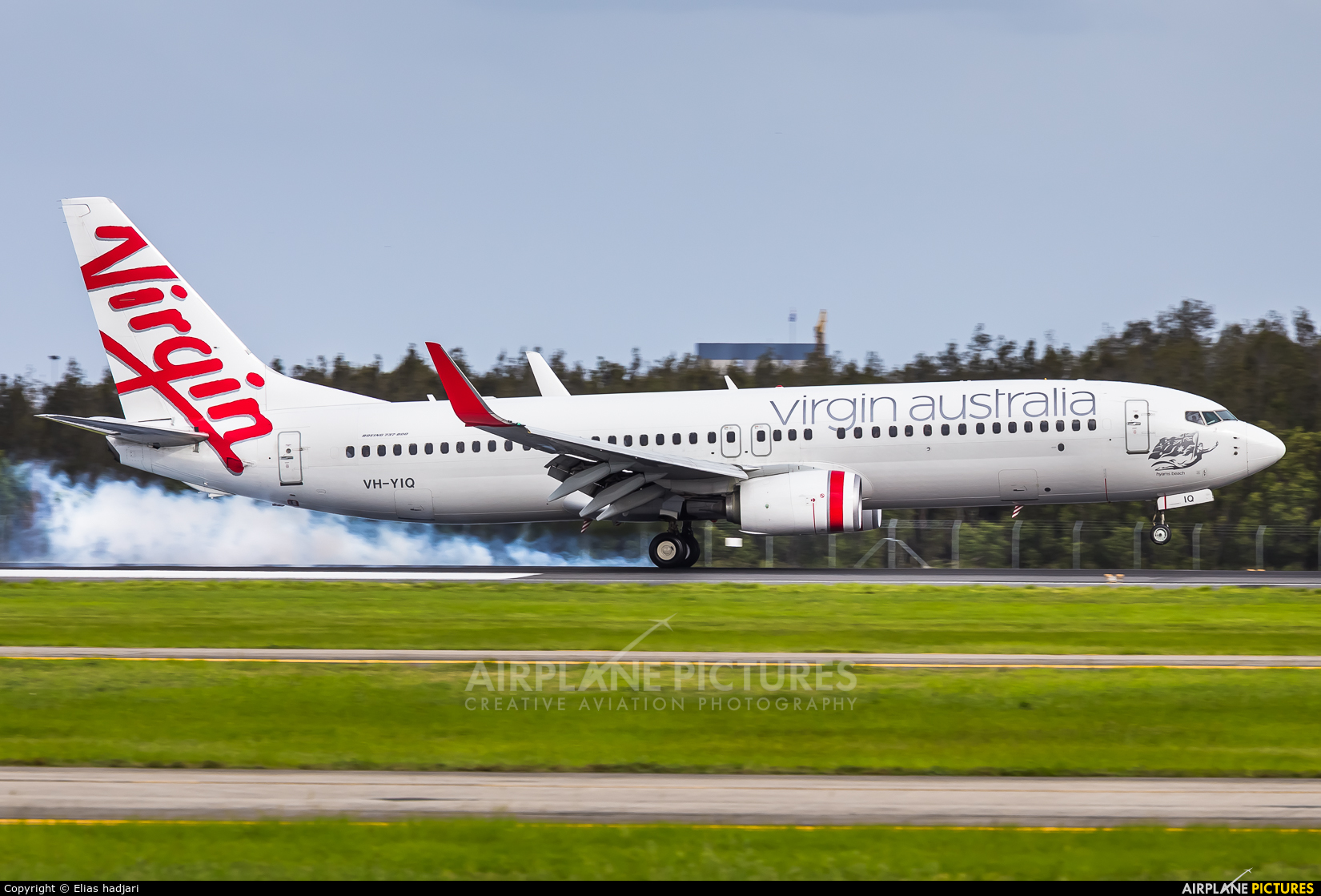Virgin Australia VH-YIQ aircraft at Brisbane, QLD