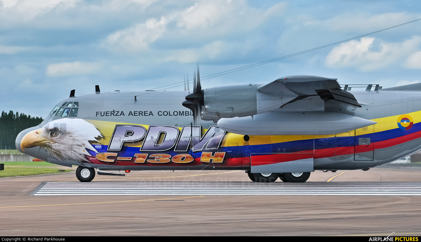 Colombia - Air Force FAC1004 aircraft at Fairford