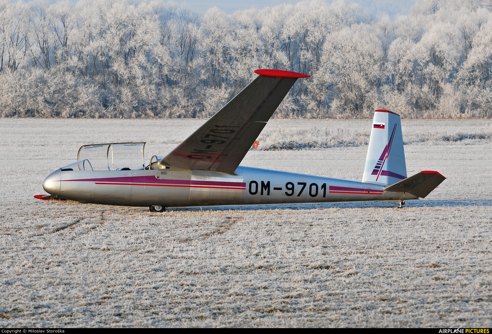 Aeroklub Banska Bystrica OM-9701 aircraft at Očová