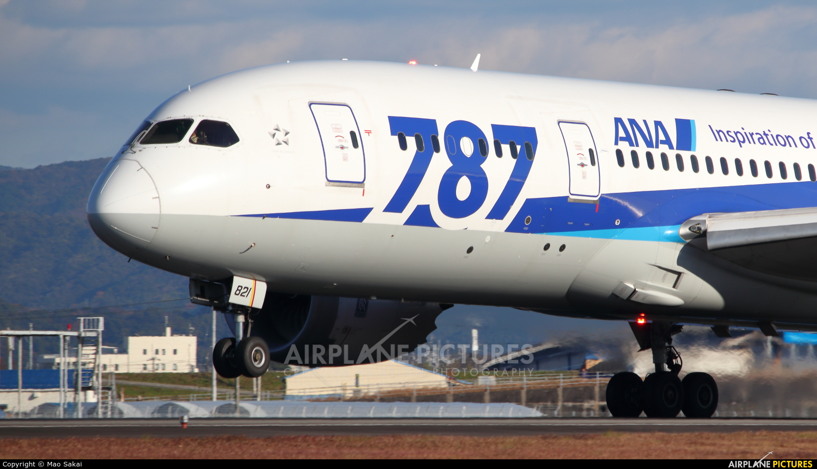ANA - All Nippon Airways JA821A aircraft at Kōchi