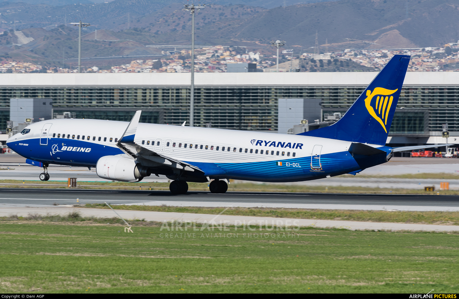 Ryanair EI-DCL aircraft at Málaga