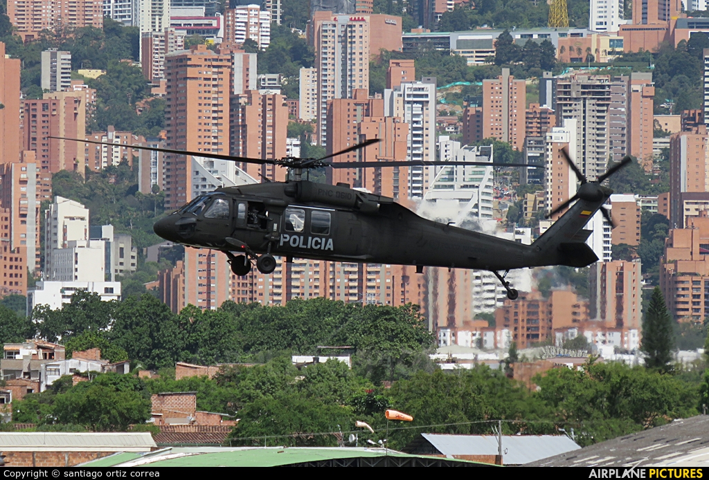Colombia - Police PNC-0610 aircraft at Medellin - Olaya Herrera
