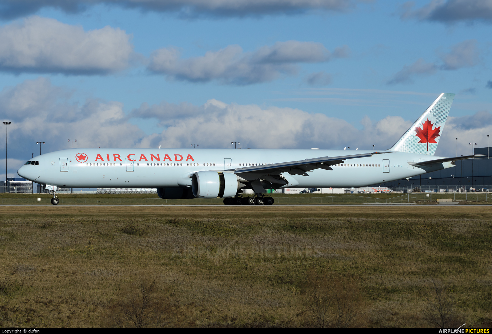 Air Canada C-FITL aircraft at Toronto - Pearson Intl, ON