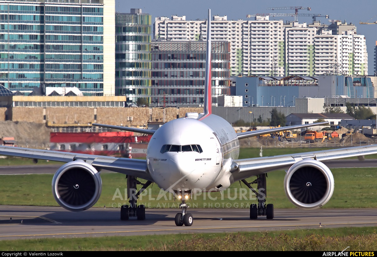 Emirates Airlines A6-END aircraft at St. Petersburg - Pulkovo
