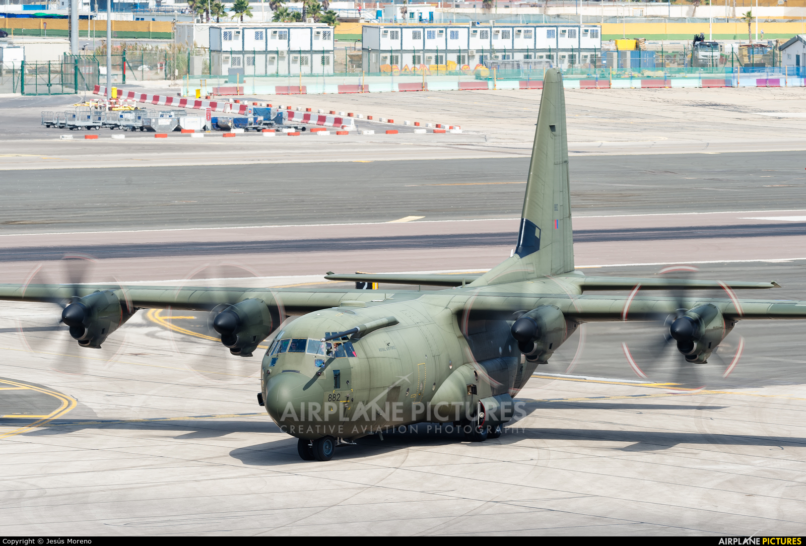 Royal Air Force ZH882 aircraft at Gibraltar