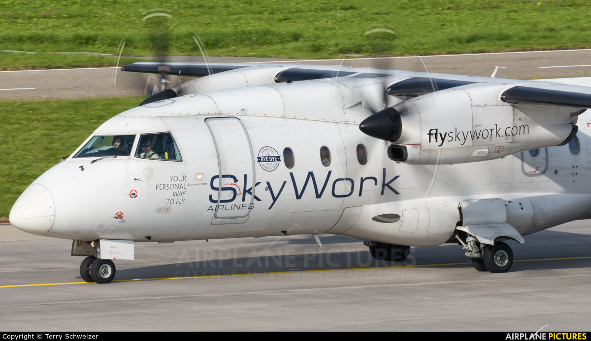 Sky Work Airlines HB-AEY aircraft at Zurich