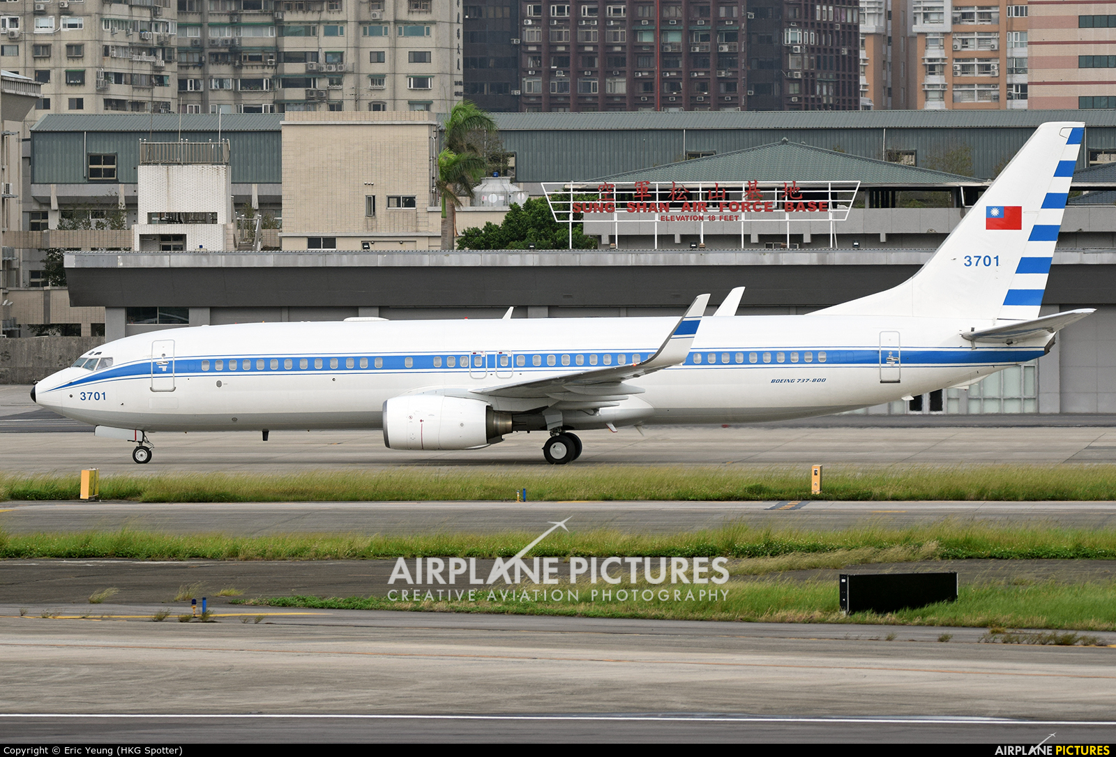 Taiwan - Air Force 3701 aircraft at Taipei Sung Shan/Songshan Airport