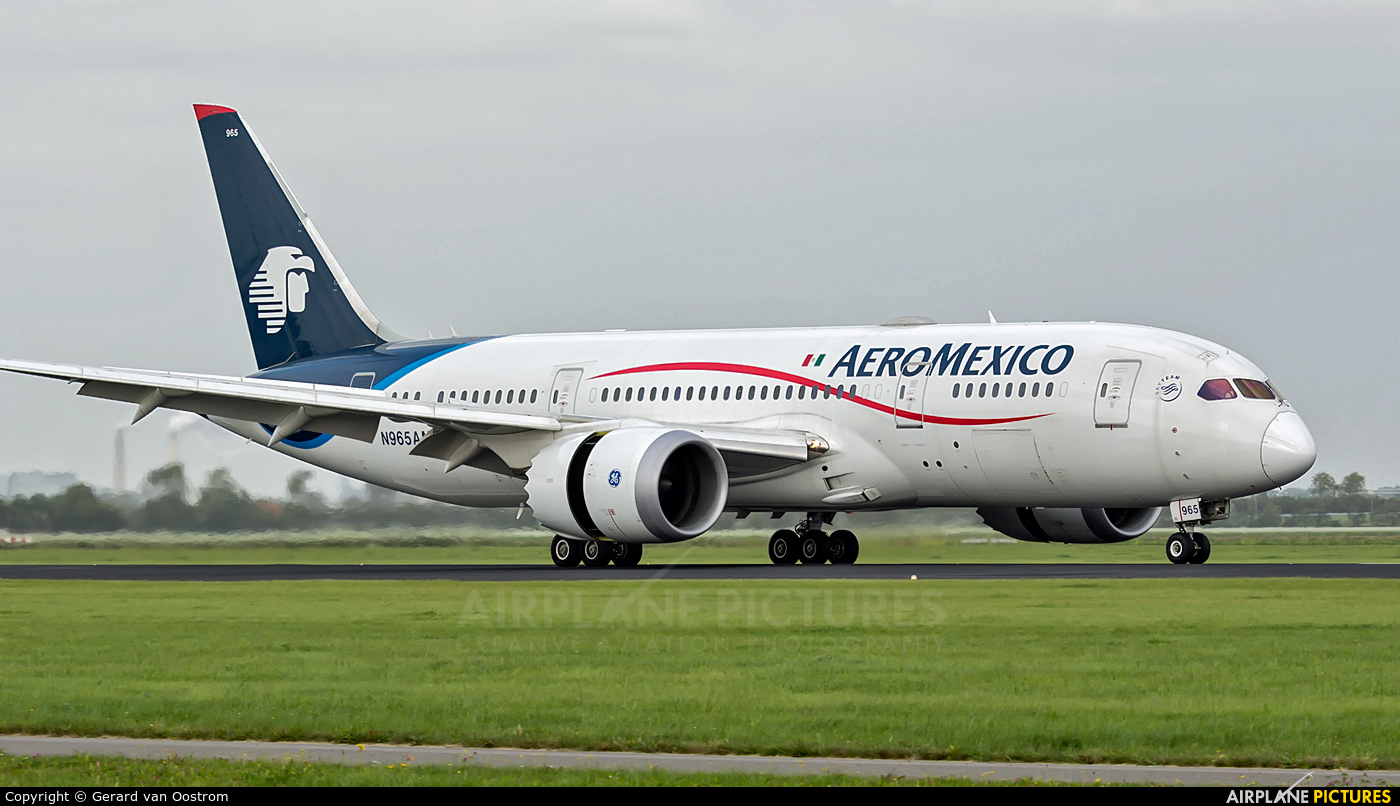 Aeromexico N965AM aircraft at Amsterdam - Schiphol